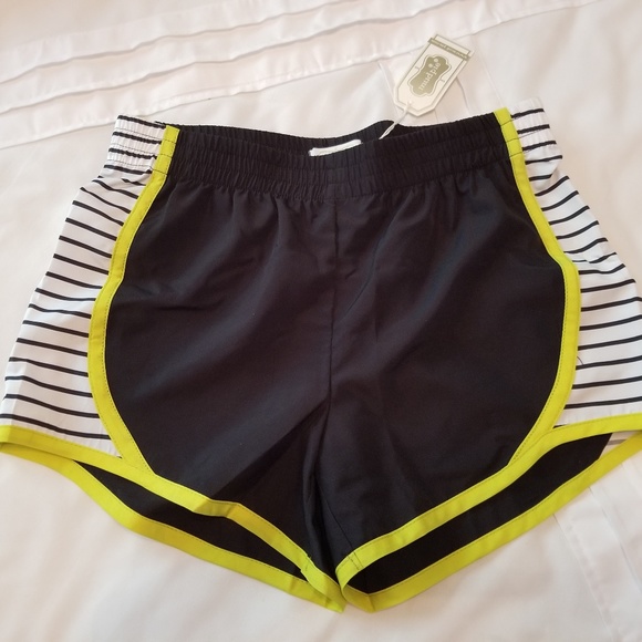 Mud Pie Pants - NEW Mud Pie Black & White Striped Harper Shorts XS